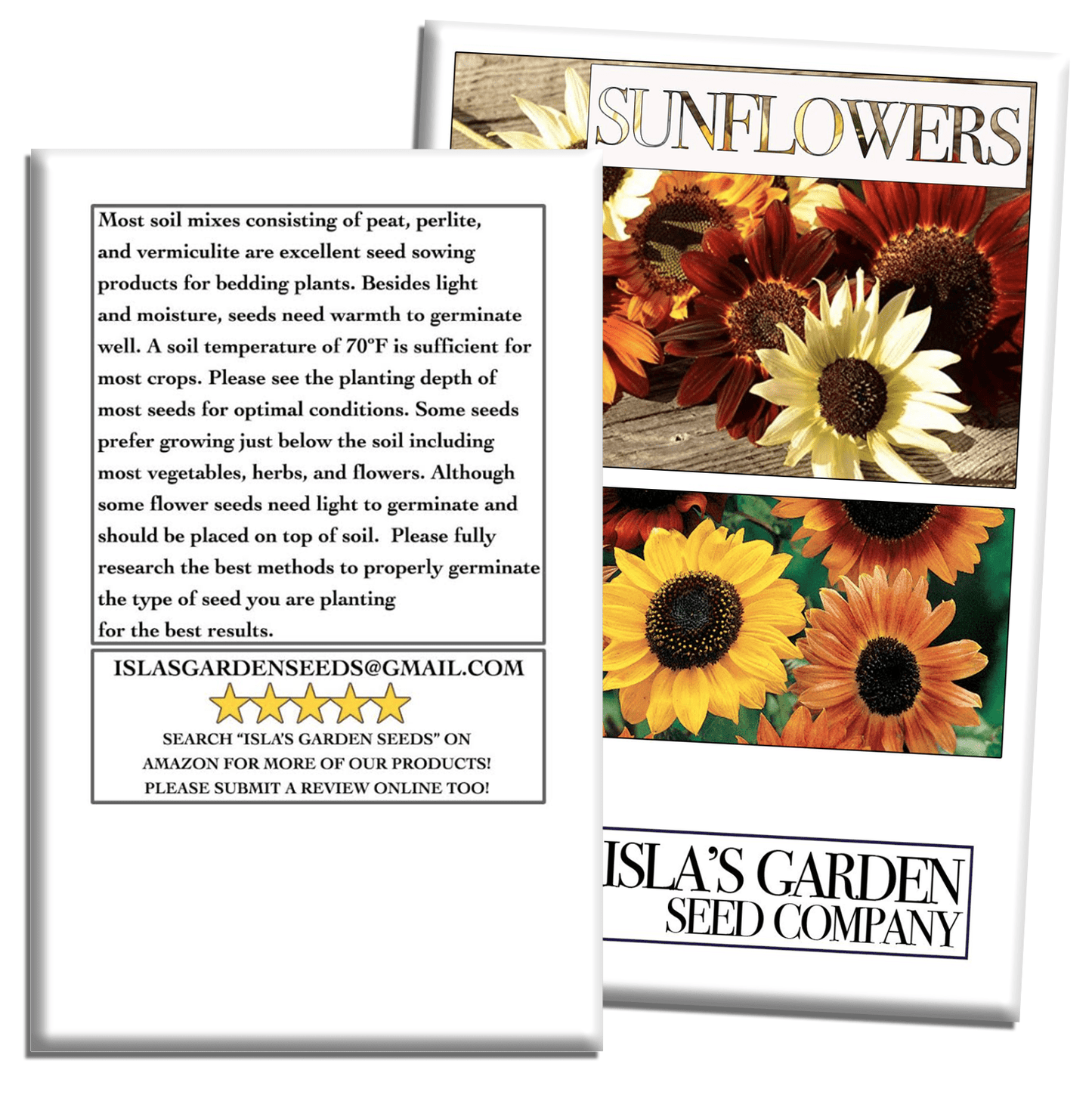All Sorts Mix Sunflowers | 25 Seeds/Pk