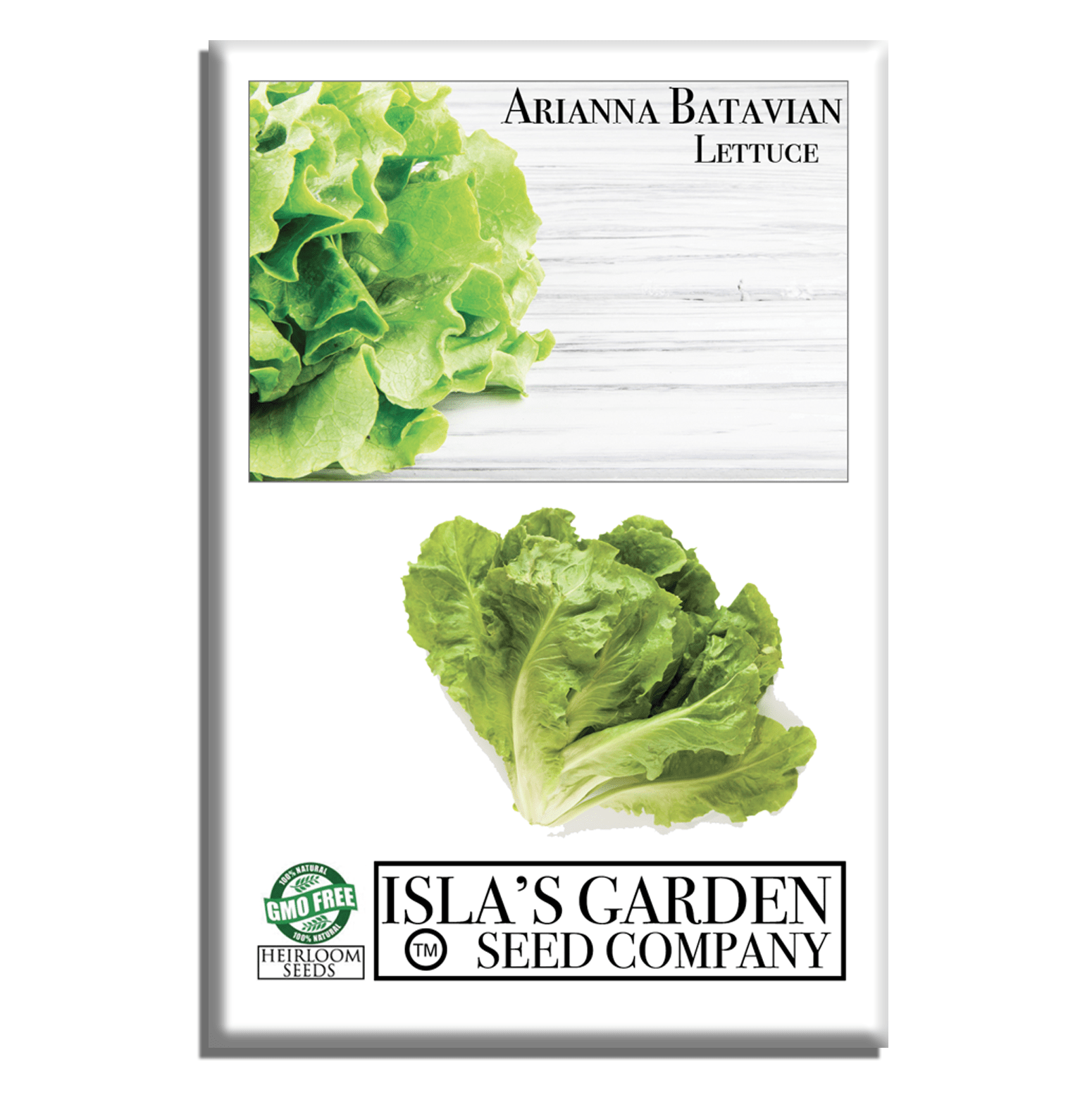Arianna Romaine Batavian Lettuce | 1000 Seeds/Pk