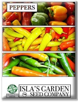 Cubanelle Sweet Pepper, 100 Heirloom Seeds Per Packet, Non GMO Seeds