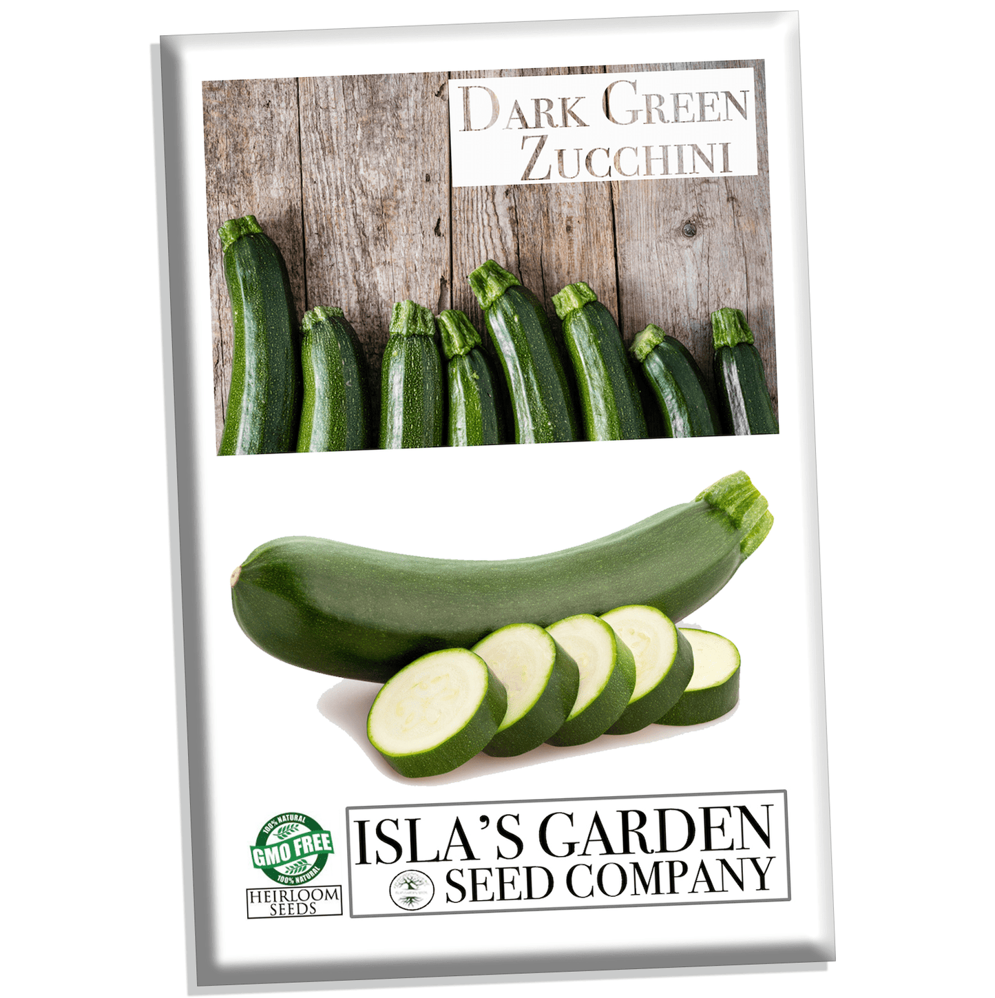 Dark Green Zucchini Seeds, 50+ Heirloom Seeds Per Packet, Non GMO Seeds, Botanical Name: Cucurbita Pepo