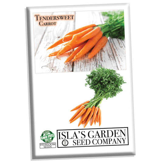 Tendersweet Carrot Seeds, 1200+ Heirloom Seeds Per Packet, Non GMO Seeds, Botanical Name: Daucus Carrota