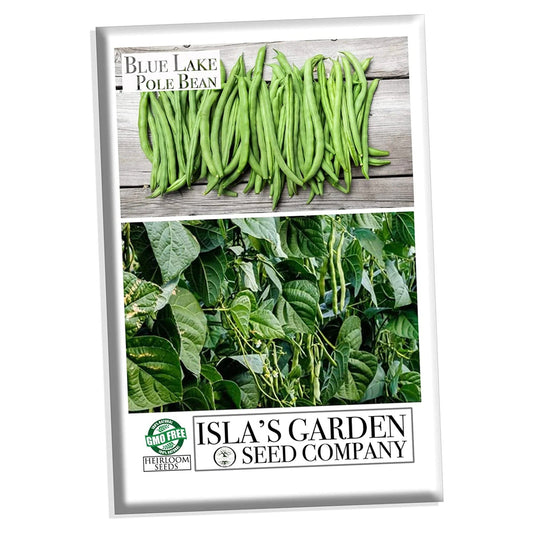 Blue Lake Pole Bean FM1K, 50 Heirloom Seeds Per Packet, Non GMO Seeds