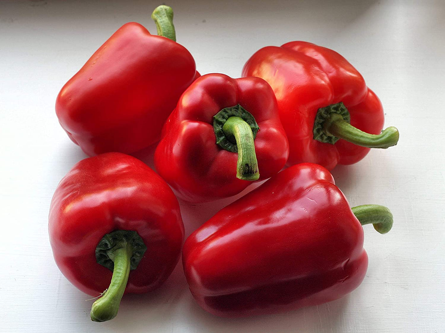 Big Red Bell Peppers, 50 Heirloom Seeds Per Packet, Non GMO Seeds