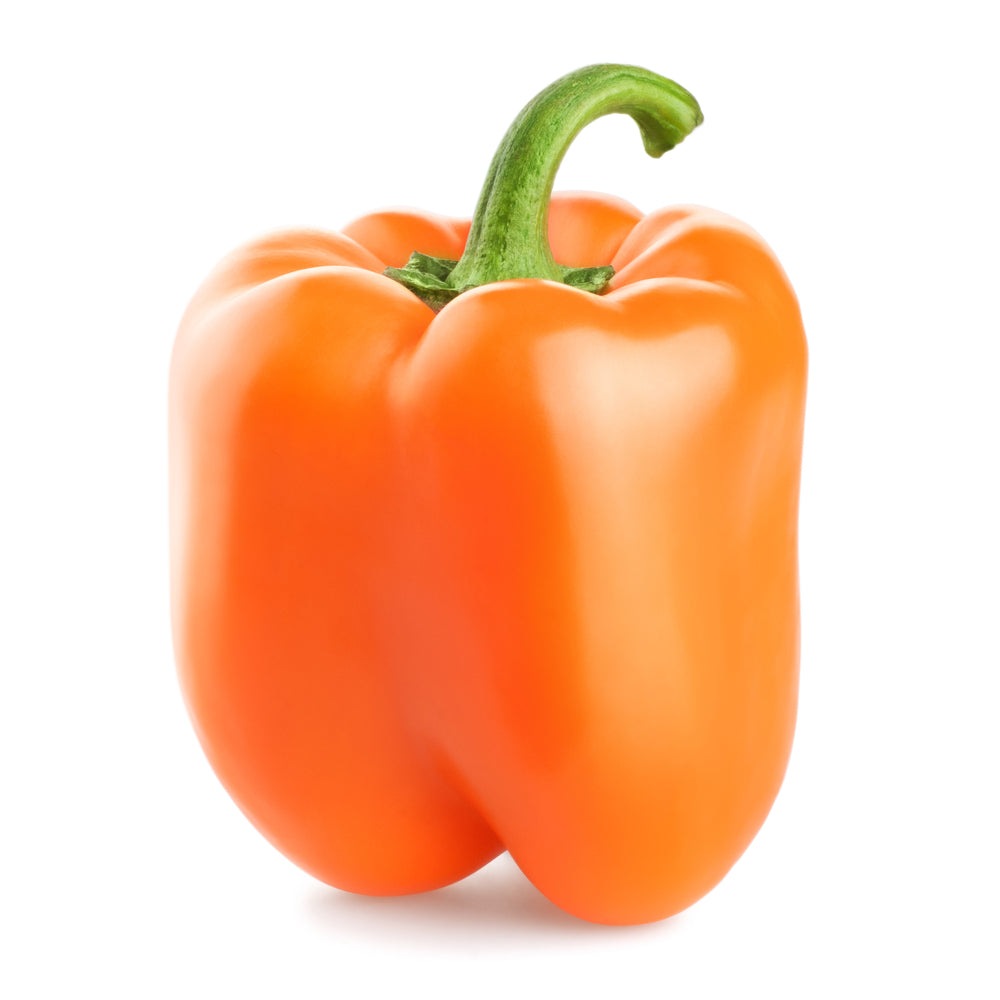 Orange Sun Sweet Pepper Seeds, 100 Heirloom Seeds Per Packet, Non GMO Seeds, Botanical Name: Capsicum annuum