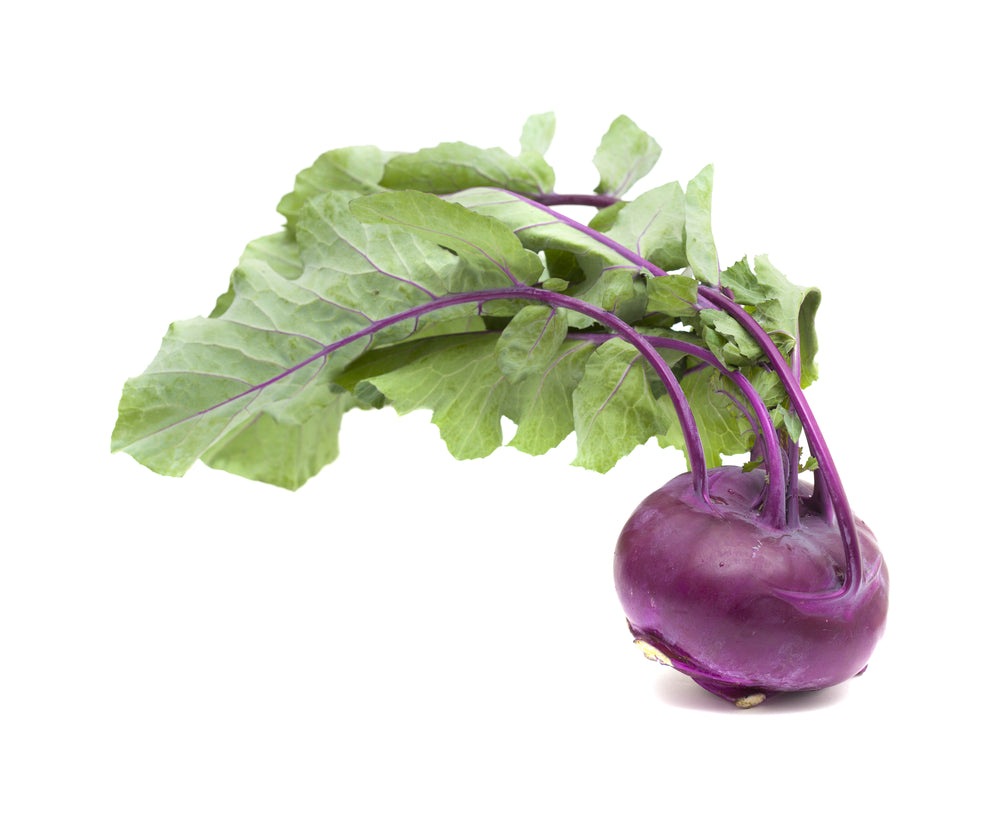 Purple Vienna Kohlrabi Seeds, 300+ Heirloom Seeds Per Packet, Non GMO Seeds