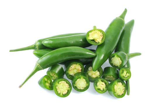 Serrano Hot Pepper Seeds, 100 Heirloom Seeds Per Packet, Non GMO Seeds