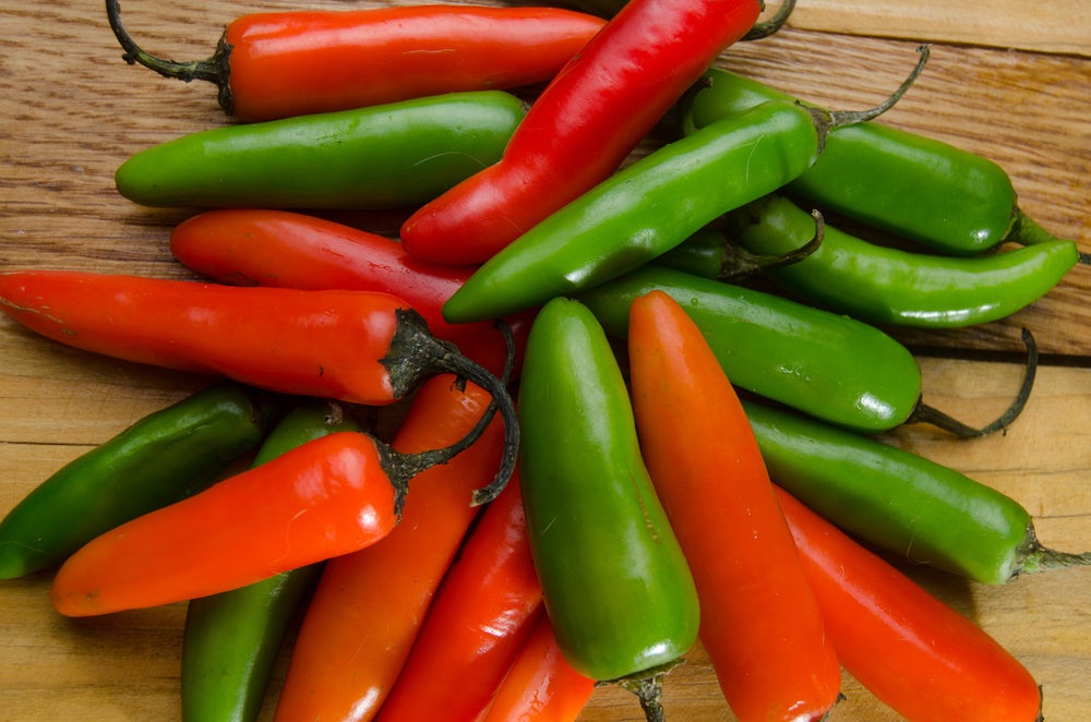 Serrano Hot Pepper Seeds, 100 Heirloom Seeds Per Packet, Non GMO Seeds