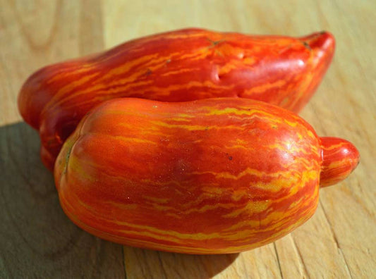 Speckled Roman Tomato Seeds, 100 Heirloom Seeds Per Packet, Non GMO Seeds