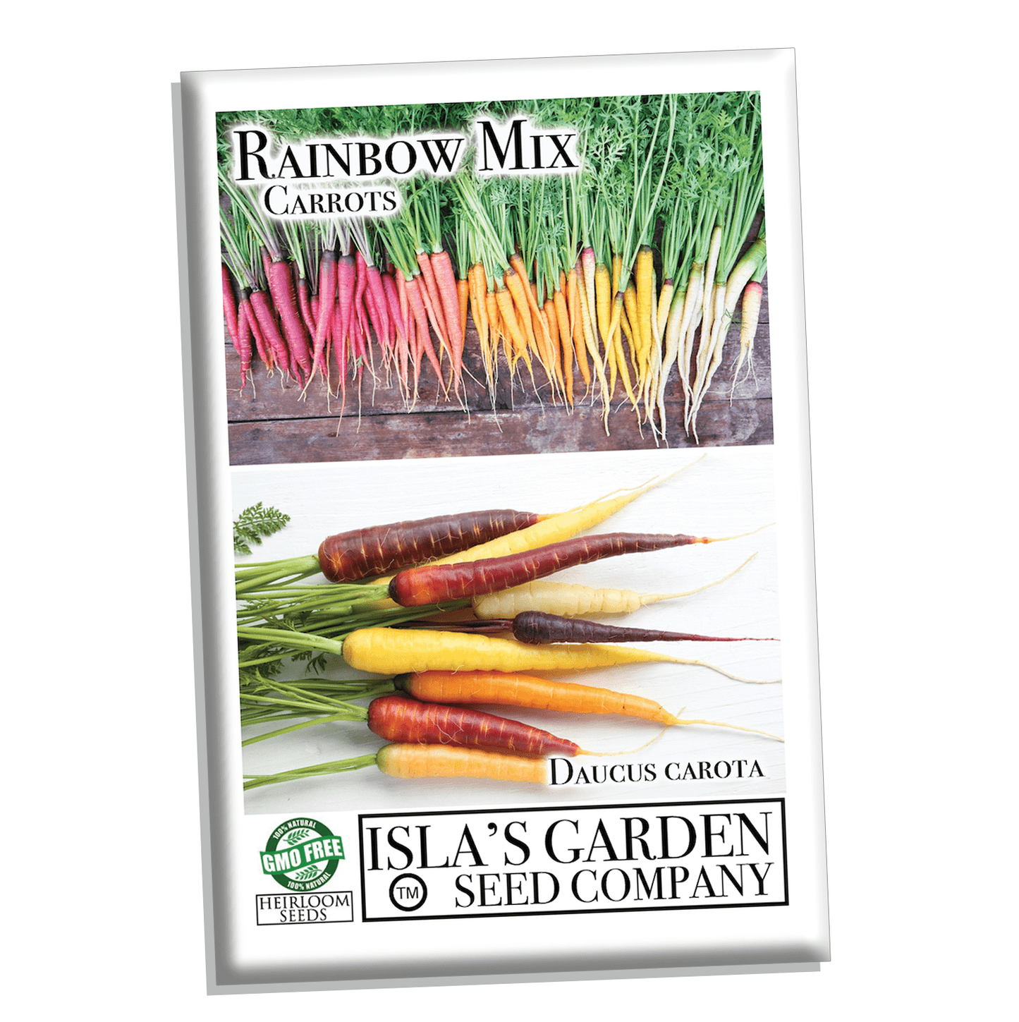 Rainbow Blend/Mix Carrots, 500 Heirloom Seeds Per Packet