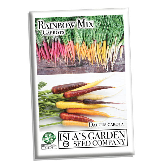 Rainbow Blend/Mix Carrots, 500 Heirloom Seeds Per Packet