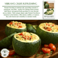 Round Zucchini Summer Squash | 40 Seeds/Pk