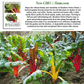 Swiss Chard Rainbow | 300 Seeds/Pk
