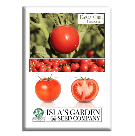 Early Girl Tomato, 25 Heirloom Seeds Per Packet