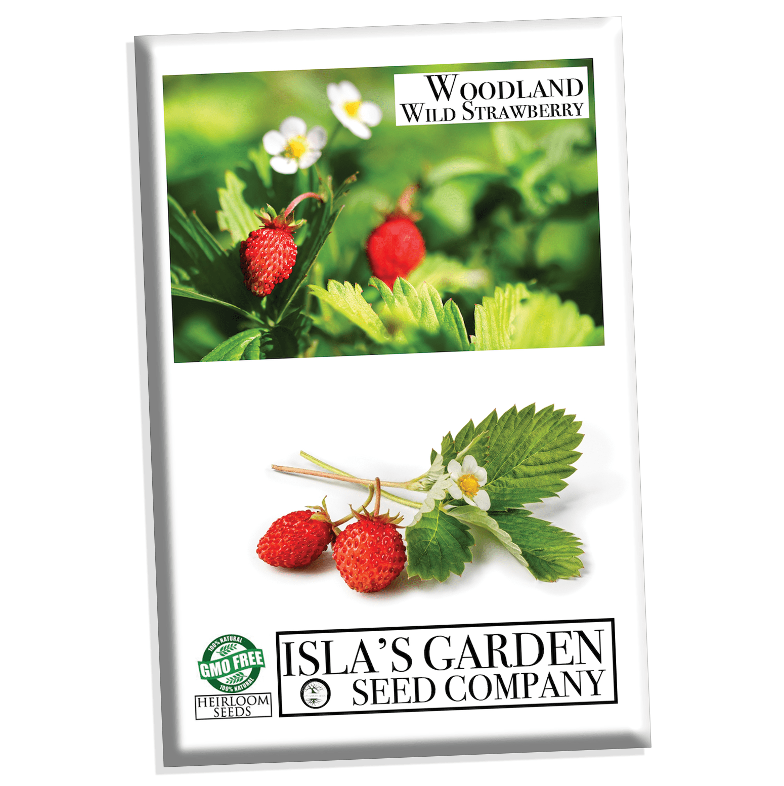 strawberry bush seeds Woodland Wild Strawberry, 50 Seeds Per Packet