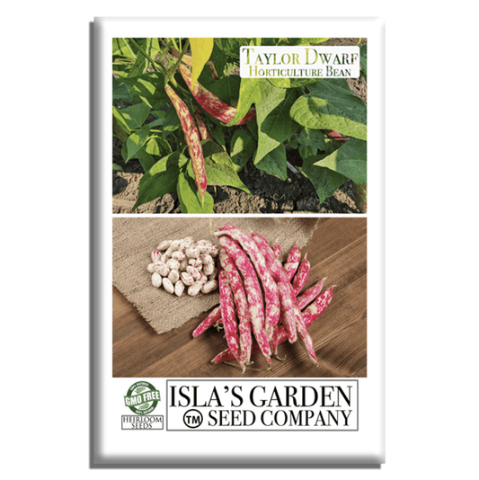 Taylor Dwarf Horticulture Cranberry Bean | 25 Seeds/Pk