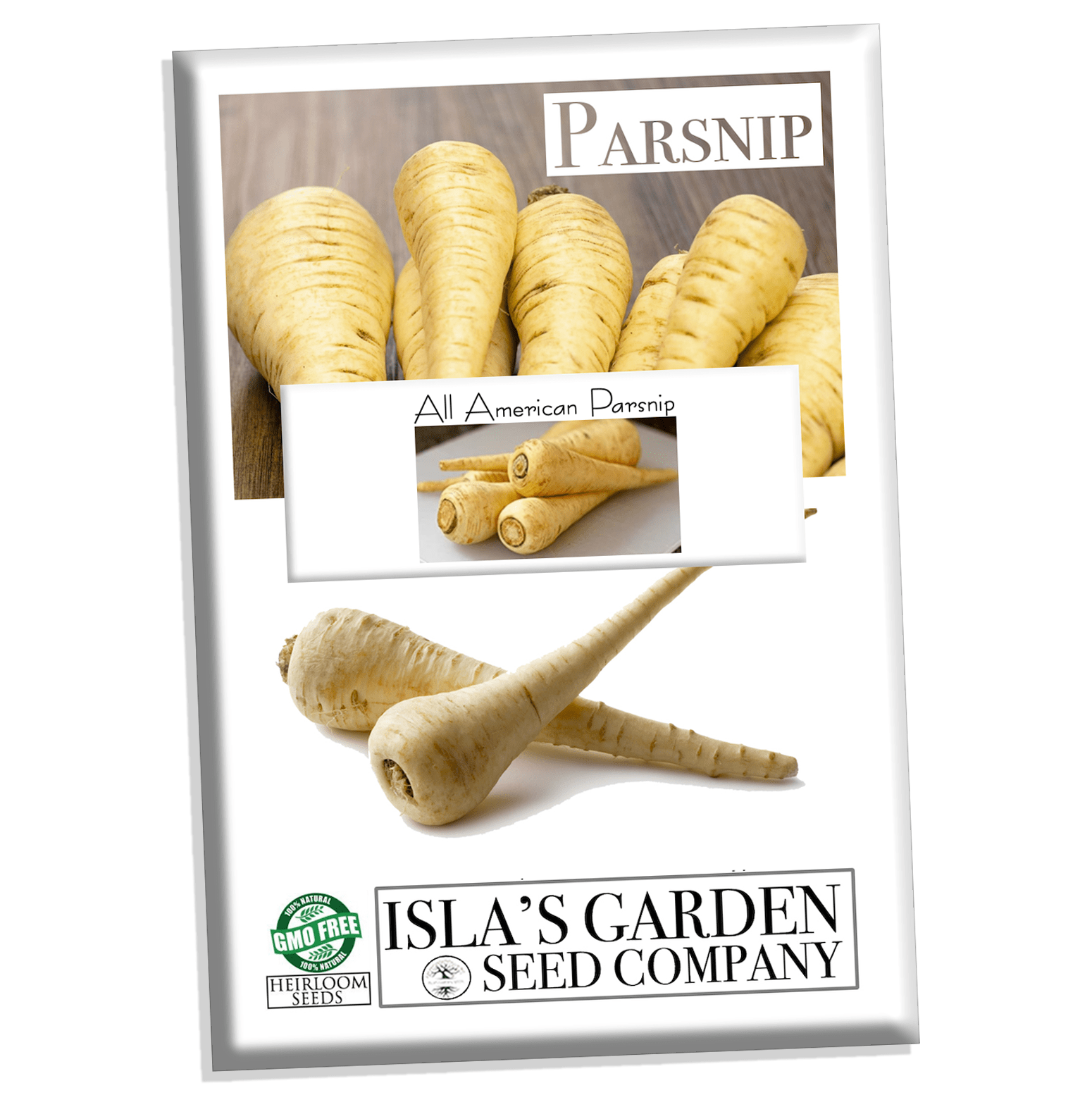 All American Parsnip Seeds, 300 Seeds Per Packet, Non GMO Seeds