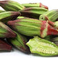 Hill Country Red Okra, 100 Heirloom Seeds Per Packet, Non GMO Seeds