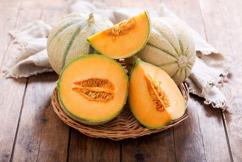 Delicious 51 Cantaloupe Seeds, 50+ Heirloom Seeds Per Packet, Non GMO Seeds