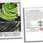 Black Valentine Bush Bean, 50 Heirloom Seeds Per Packet, Non GMO Seeds