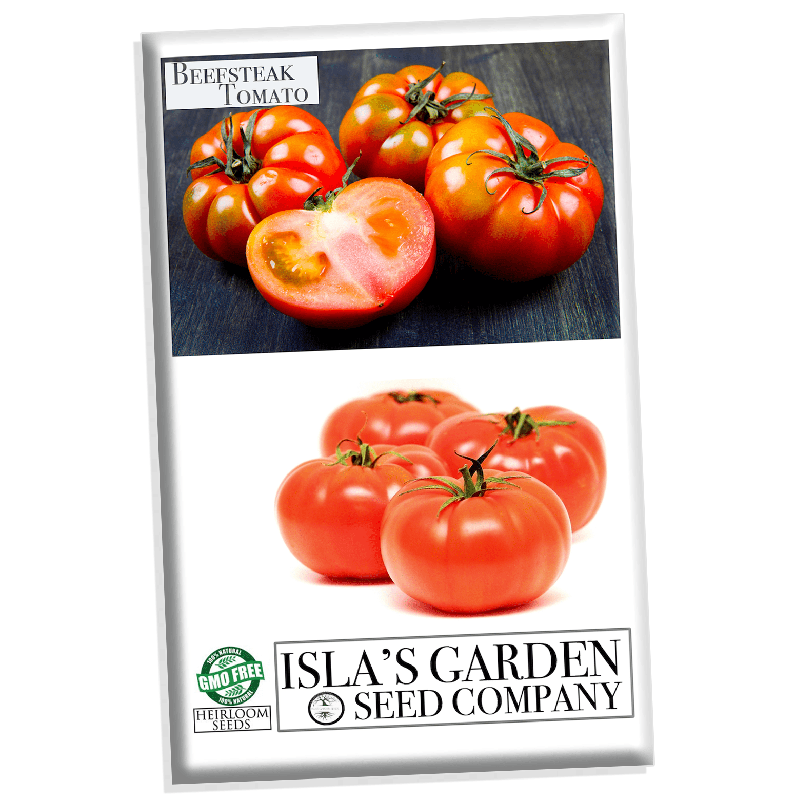 Beefsteak Heirloom Tomato Seeds, 300+ Seeds Per Packet, Non GMO Seeds, Botanical Name: Solanum lycopersicum